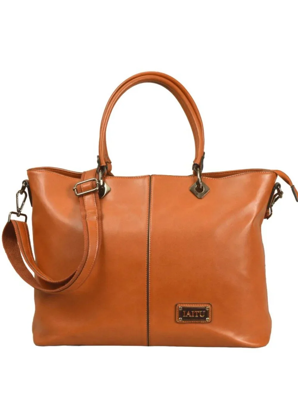 IAITU Nice Faux Leather Brown Laptop Case Like New!